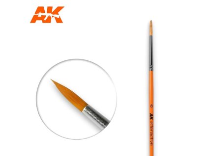 ROUND: BRUSH 8 SYNTHETIC (ŠTĚTEC)