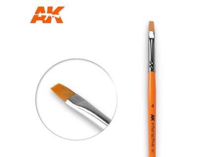 FLAT: ŠTĚTCE: BRUSH 4 SYNTHETIC (ŠTĚTEC)