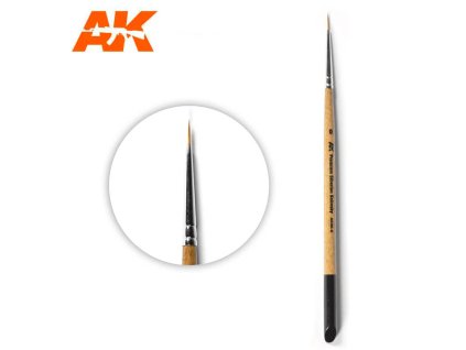 AK PREMIUM: SIBERIAN KOLINSKY BRUSH 0 (ŠTĚTEC)