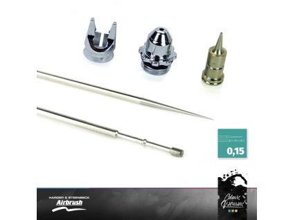 SET 0,15MM - CR PLUS MODELY (NÁHRADNÍ DÍLY PRO AIRBRUSH)