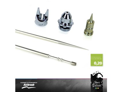 SET 0,2MM - CR PLUS MODELY (NÁHRADNÍ DÍLY PRO AIRBRUSH)