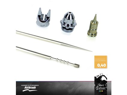 SET 0,4MM - CR PLUS MODELY (NÁHRADNÍ DÍLY PRO AIRBRUSH)