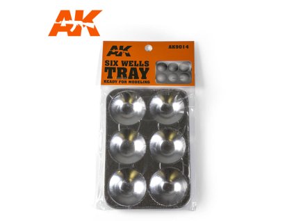 TRAY: SIX WELLS (KOVOVÁ PALETKA)