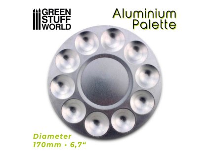 PALETTE: ALUMINIUM 10 WELLS (MODELÁŘSKÁ PALETA)