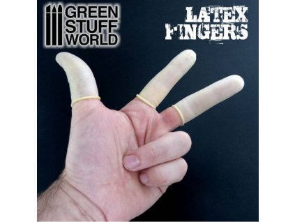 LATEX FINGERS: SIZE S