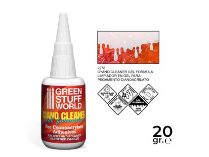 CLEANER: CIANO - GEL FORMULA (ČISTIČ KYANOAKRYLÁTU)