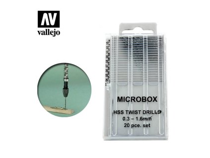 MICROBOX SET (20) 0.3-1.6MM (MODELÁŘSKÉ VRTÁKY)