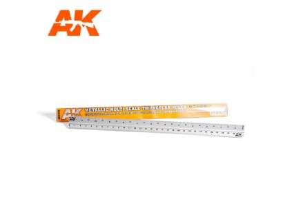 METALLIC MULTI SCALE RULER TRIANGULAR (KOVOVÝ METR)