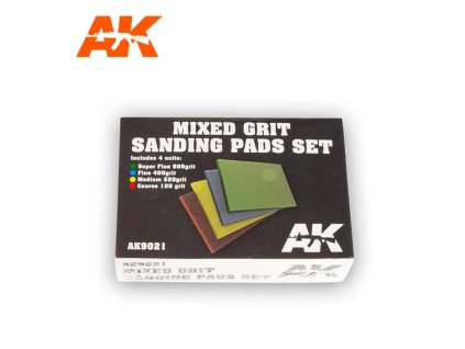 SANDING PADS: MIXED GRIT SET 800 GRIT 4 UNITS (BRUSNÉ DESTIČKY)