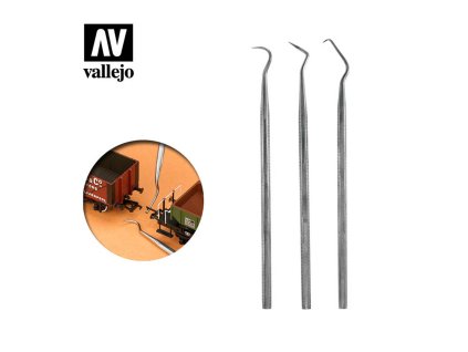 SET: 3 PROBES STAINLESS STEEL