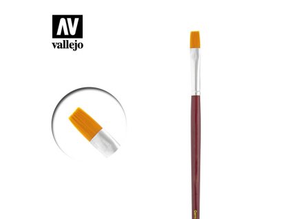 FLAT: RECTANGULAR BRUSH NO. 8 TORAY (ŠTĚTEC)