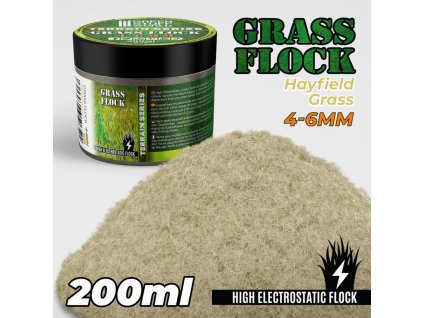 TUFTS: HAYFIELD GRASS FLOCK 4-6MM
