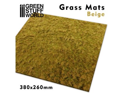 GRASS MAT: 38X26 CM - BEIGE
