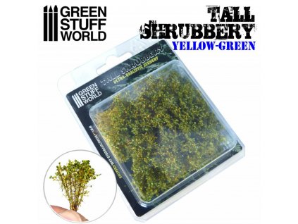TUFTS: TALL SHRUBBERY - YELLOW/GREEN