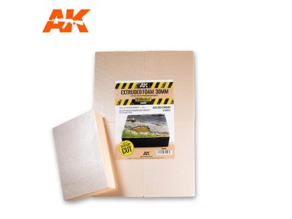 EXTRUDED FOAM: 30 MM A4 SIZE ALREADY CUT (MODELÁŘSKÁ PĚNA)
