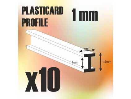 ABS: DOUBLE-T PROFILE 1MM PACK