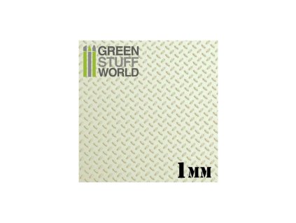 ABS PLASTICARD: DIAMOND 1MM (VZOROVANÁ PLASTOVÁ DESKA)