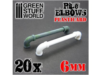 PLASTICARD ELBOWS: S 6MM  (20x)
