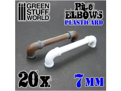 POLYSTYRENE ELBOWS: S 7MM