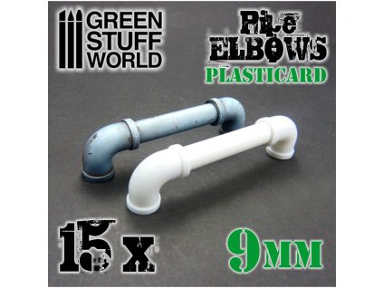 PLASTICARD ELBOWS: S 9MM  (15x)