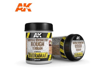 AK INTERACTIVE DIORAMA PASTE: TERRAINS ROUGH TERRAIN  (acrylic)