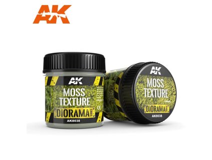 AK INTERACTIVE DIORAMA PASTE: MOSS TEXTURE  (foam)