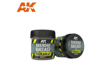 AK INTERACTIVE DIORAMA PASTE: RAILROAD BALLAST