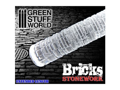 ROLLING PIN: BRICKS STONEWORK (TEXTUROVACÍ VÁLEČEK)