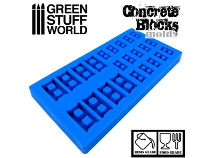 SILICONE MOULD: CONCRETE BLOCK (SILIKONOVÁ FORMA)