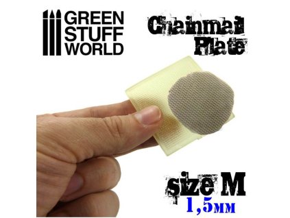 TEXTURE PLATE: CHAINMAIL - M SIZE 1.5MM