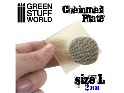 TEXTURE PLATE: CHAINMAIL - L SIZE 2MM