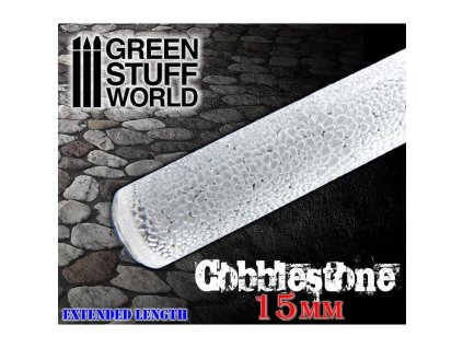 ROLLING PIN: RODILLO COBBLESTONE 15MM (TEXTUROVACÍ VÁLEČEK)