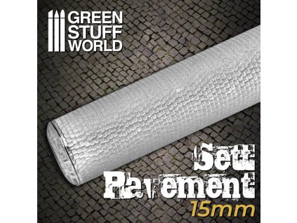 ROLLING PIN: SETT PAVEMENT 15MM (TEXTUROVACÍ VÁLEČEK)