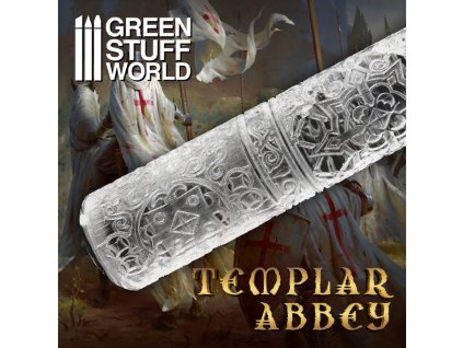 ROLLING PIN: TEMPLAR ABBEY (TEXTUROVACÍ VÁLEČEK)