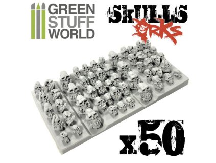 OBJECTS: ORK SKULLS RESIN SET