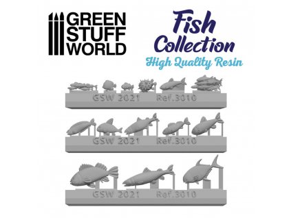 OBJECTS: FISH RESIN SET