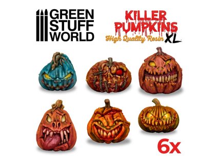 OBJECTS: KILLER PUMPKINS RESIN SET