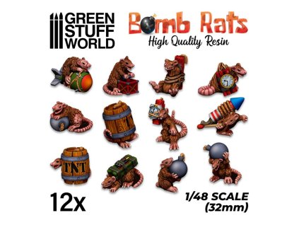 OBJECTS: BOMB RATS RESIN SET