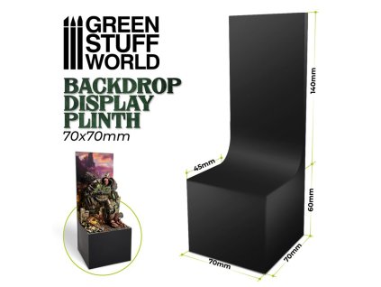 BACKDROP DISPLAY PLINTH