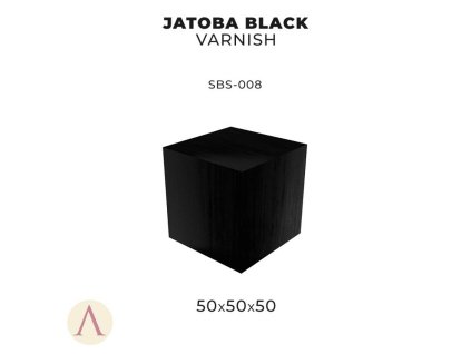 JATOBA: BLACK VARNISH-50X50X50