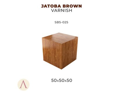 JATOBA: BROWN VARNISH-50X50X50