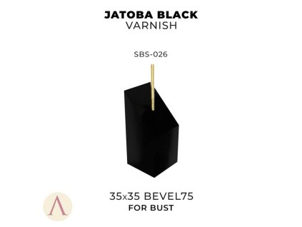 JATOBA BLACK VARNISH-35X35 BEVEL 75 BUST