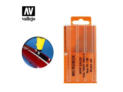 DRILL: MICROBOX SET (X20 VRTÁKŮ DO VRTAČKY VELIKOSTI 61-80)