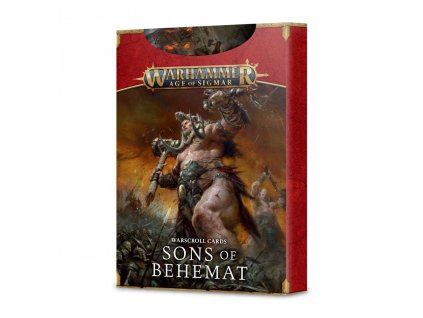 SONS OF BEHEMAT: WARSCROLL CARDS