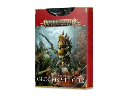 WARHAMMER AGE OF SIGMAR: GLOOMSPITE GITZ - WARSCROLL CARDS (STARÁ EDICE)