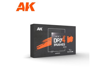 SET: DRY BRUSH (4x ŠTĚTCE)