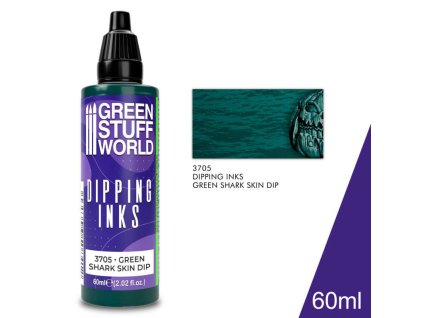dipping ink 60 ml green shark skin dip