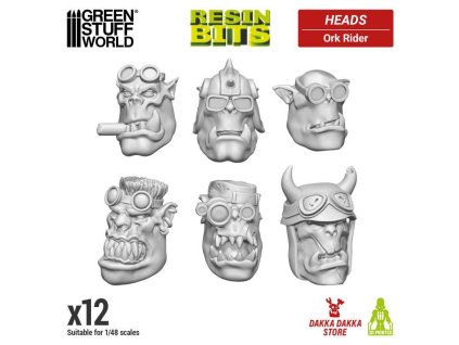 dakkadakka ork rider heads