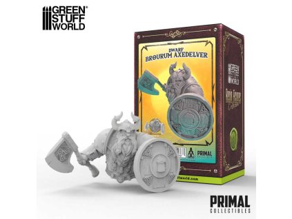 primal collectibles dwarf brourum axedelver