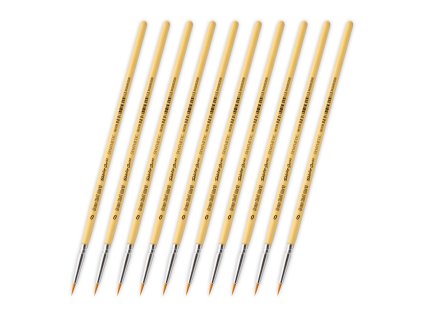 tabletop series synthetic brush set 0 pack of 10